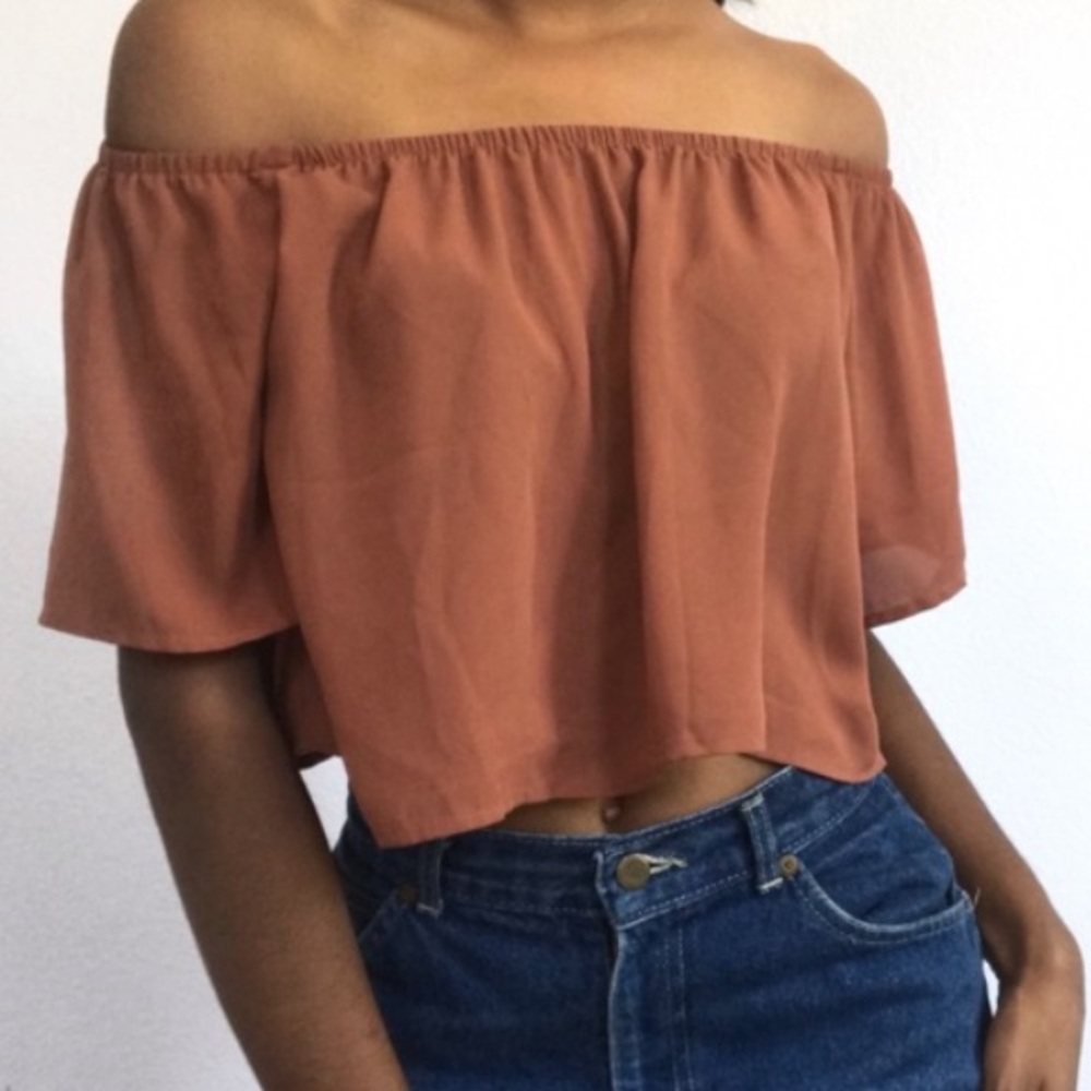 Off The Shoulder Crop Top